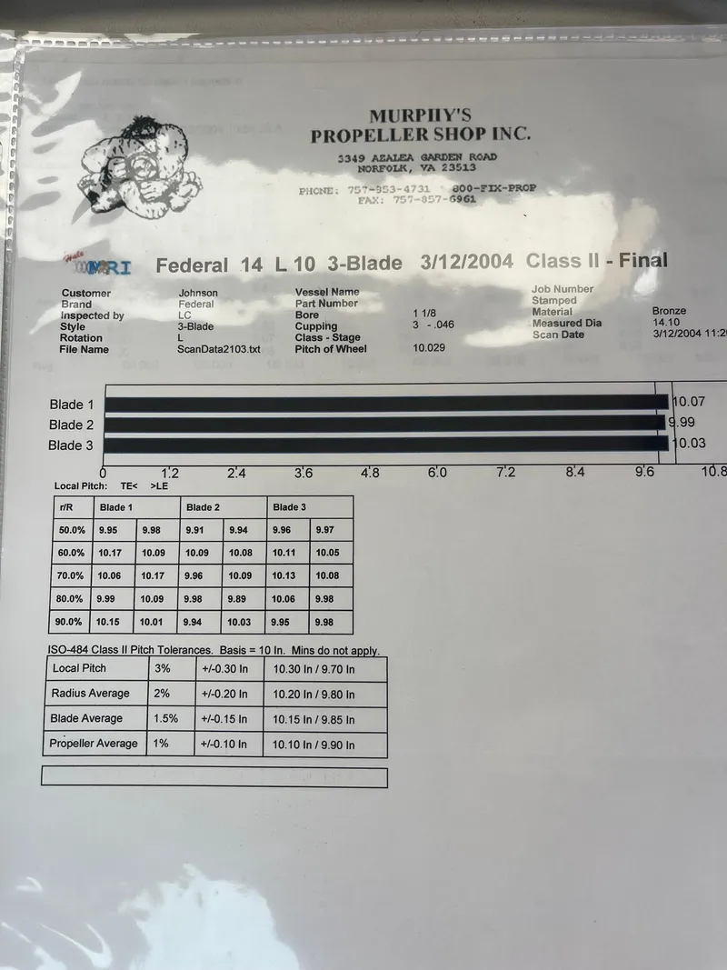 Slide: The Image of PROPELLER BALANCING AND TUNING WORKSHEET - 42