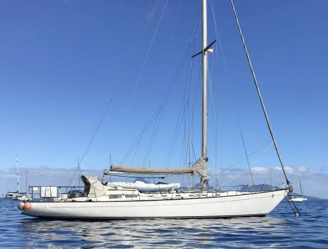 The Image of 1970 Southern Ocean GALLANT 53 sailboat on calm waters under a clear blue sky. - 2