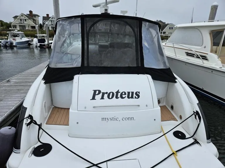 Slide: The Image of 2007 Formula 400 Super Sport boat docked in Mystic, Connecticut. - 4