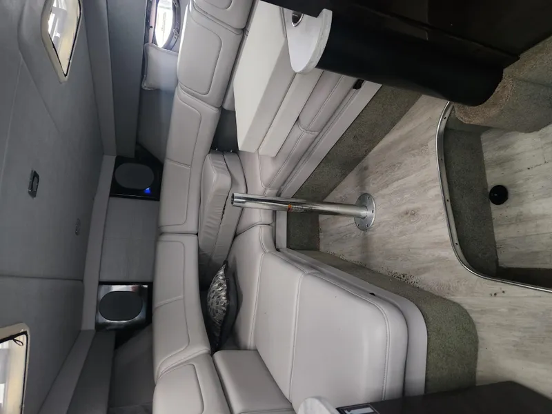 Slide: The Image of 2018 Formula 310 Sun Sport interior with luxurious seating and modern design. - 26