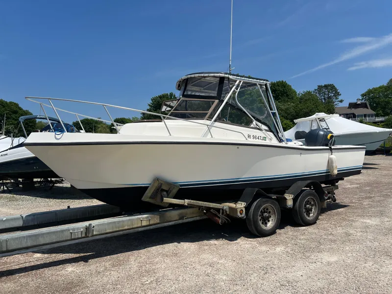 Slide: The Image of Used Boat Four Stroke Power Mako 258 Cuddy for Sale Ocean House Marina - 0