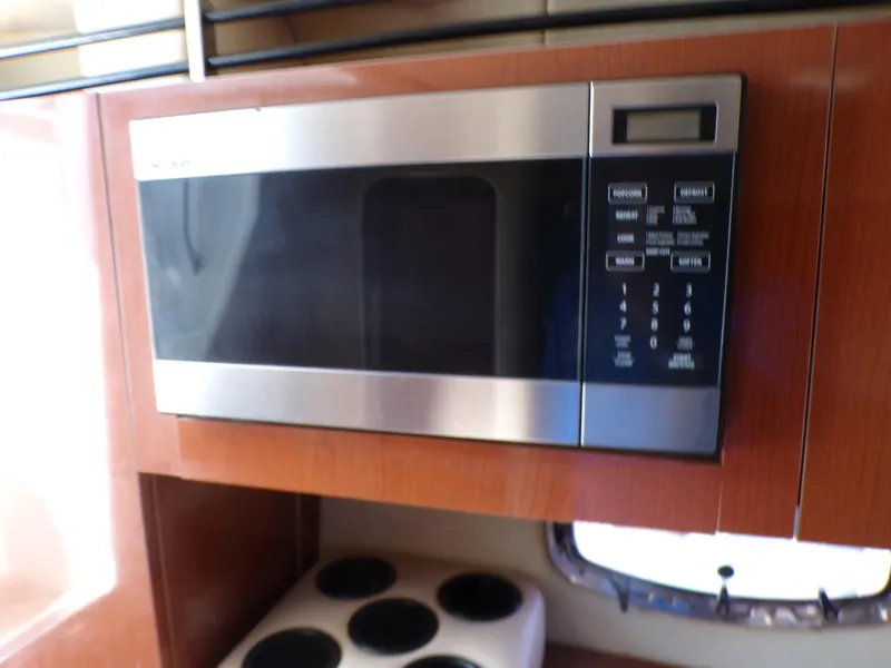 Slide: The Image of Microwave in 2010 Sea Ray Sundancer yacht kitchen. - 15