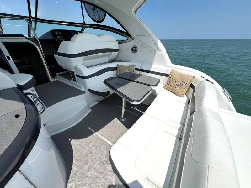 Slide: The Image of 2017 Formula 37 Performance Cruiser interior with ocean view. - 9