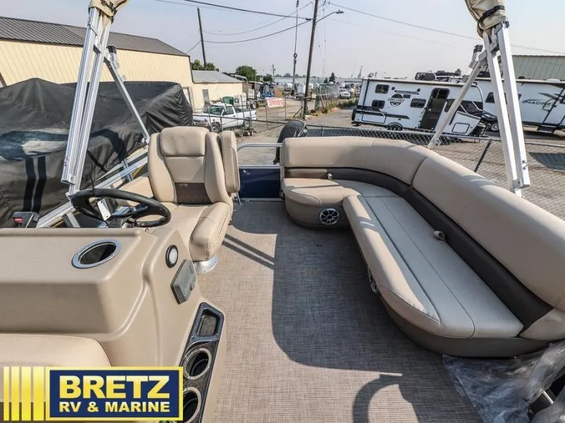 Slide: The Image of BASS BUGGY 16 XL Select 2025 pontoon boat interior at Bretz RV & Marine dealership. - 6