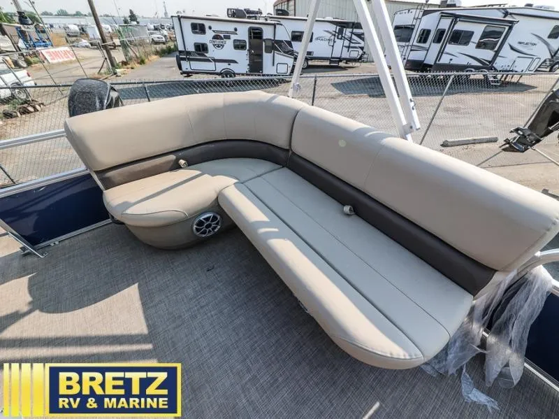 Slide: The Image of 2025 BASS BUGGY 16 XL Select pontoon boat seating at Bretz RV & Marine. - 8