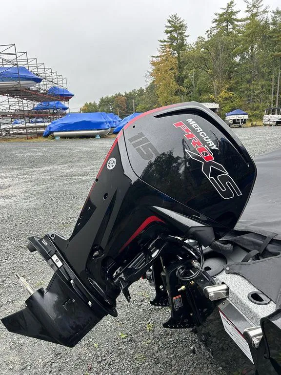 Slide: The Image of 2025 Lund Adventure 1775 Sport with Mercury Pro XS outboard motor. - 3