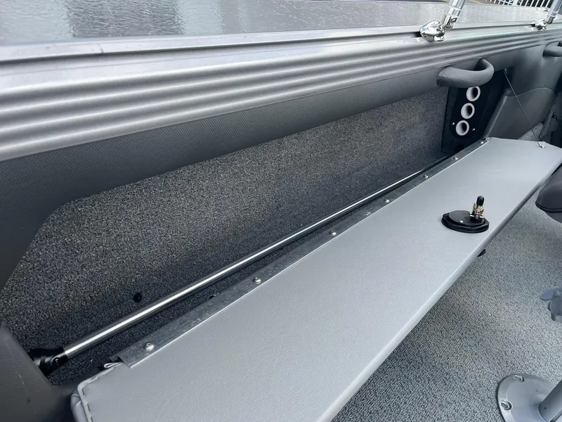 Slide: The Image of Interior view of 2025 Lund 1975 Tyee boat with storage compartment. - 20