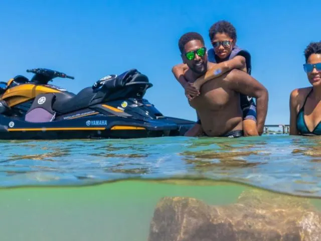 Slide: The Image of Family enjoying water near 2024 Yamaha Waverunner FX Limited SVHO with Audio System. - 4