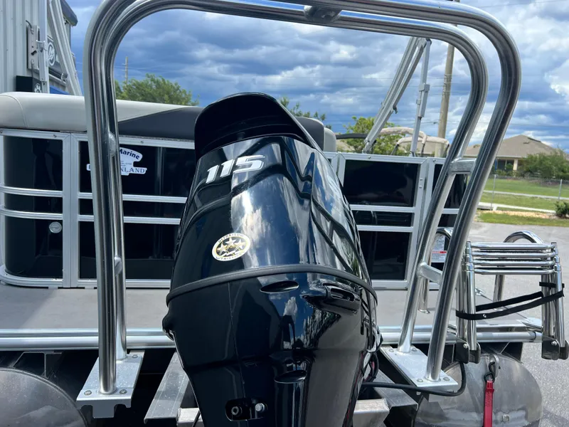 Slide: The Image of 2022 Sylvan Mirage 820 CRS C with 115 HP outboard motor. - 12