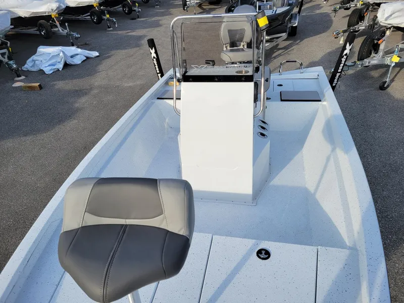 Slide: The Image of 2025 Xpress H190 Bay Boat, in stock, featuring sleek design and modern seating. - 15