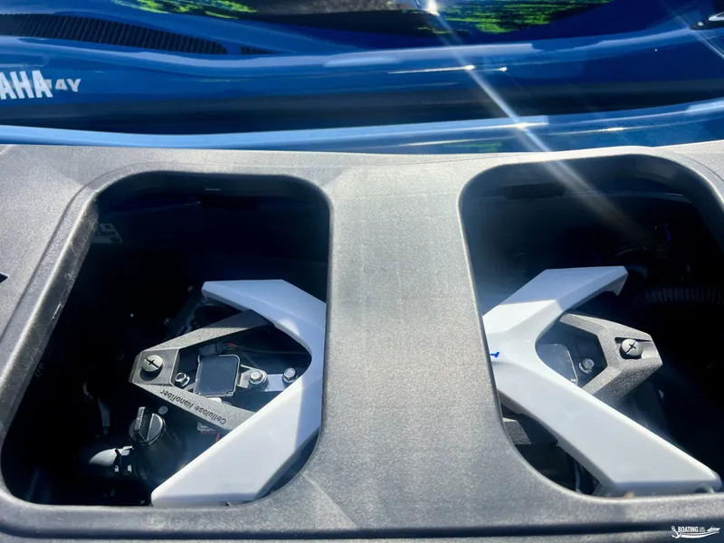 Slide: The Image of 2025 Yamaha WaveRunner VX Cruiser HO engine compartment, showcasing advanced components. - 9