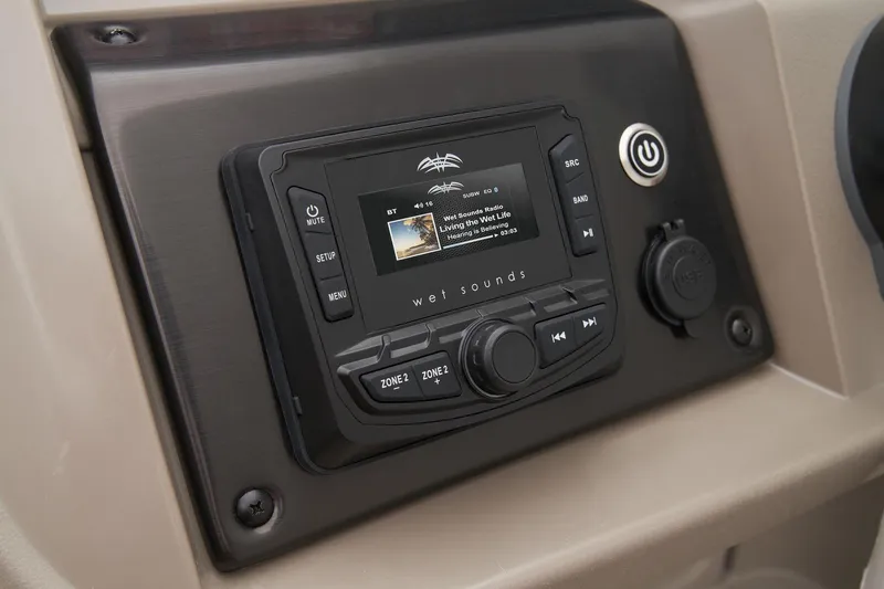 Slide: The Image of Sun Tracker Party Barge 18 DLX - 20