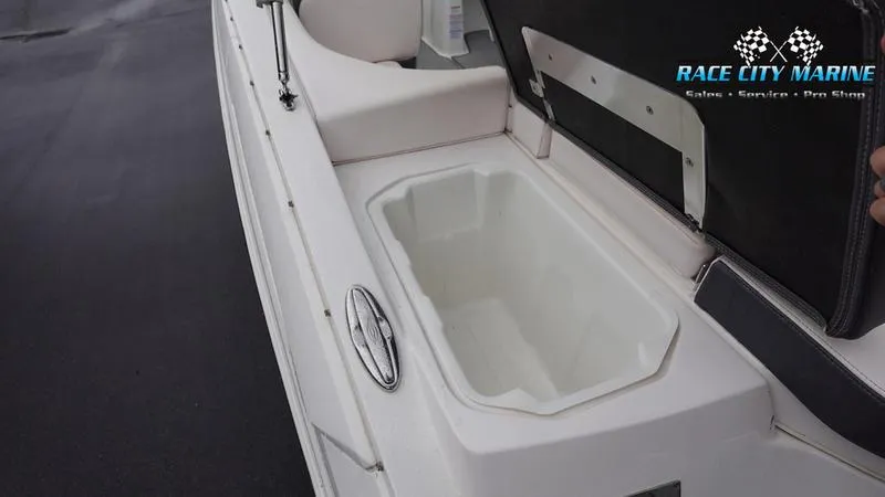 Slide: The Image of 2020 Chaparral 237 SSX boat storage compartment at Race City Marine. - 25
