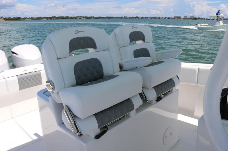 Slide: The Image of 2016 Stamas 317 Tarpon boat seats with ocean view. - 18