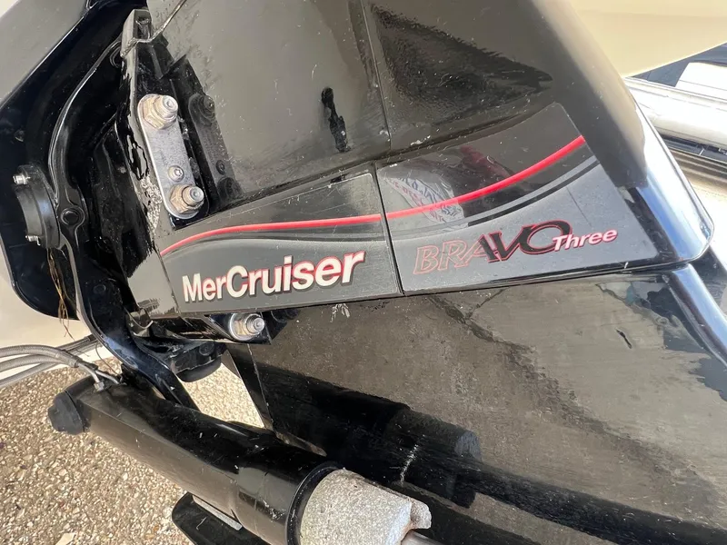 Slide: The Image of MerCruiser Bravo Three outdrive on 2009 Sea Ray 270 Sundancer boat. - 5