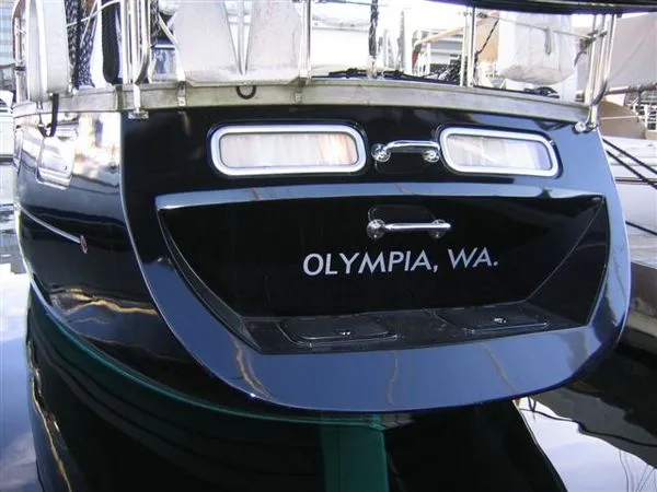 Slide: The Image of MSC custom transom extension & swimstep - 25