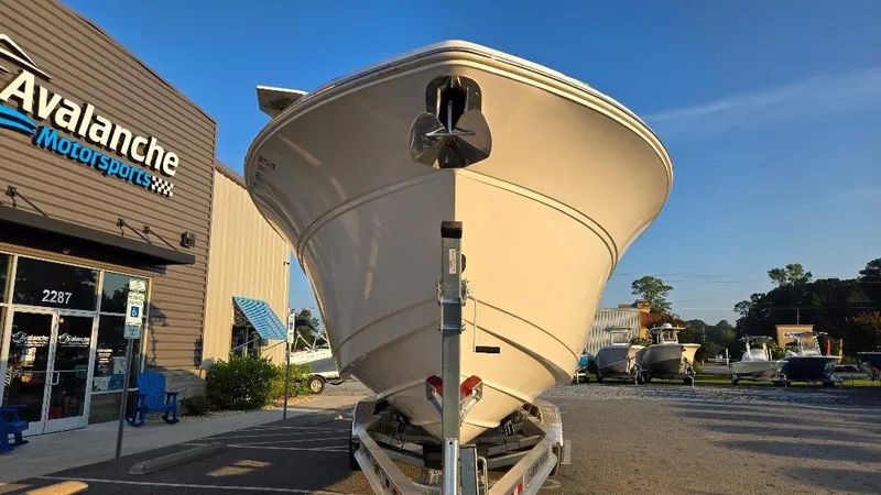 Slide: The Image of 2022 Sea Fox 328 Commander boat on trailer at Avalanche Motorsports. - 3