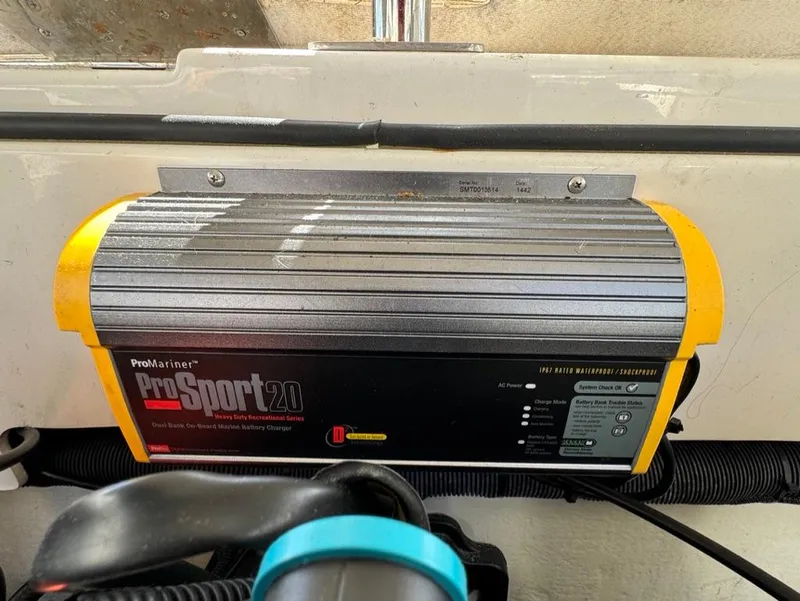 Slide: The Image of ProMariner ProSport 20 battery charger in a 2015 Cobalt A28 boat. - 22