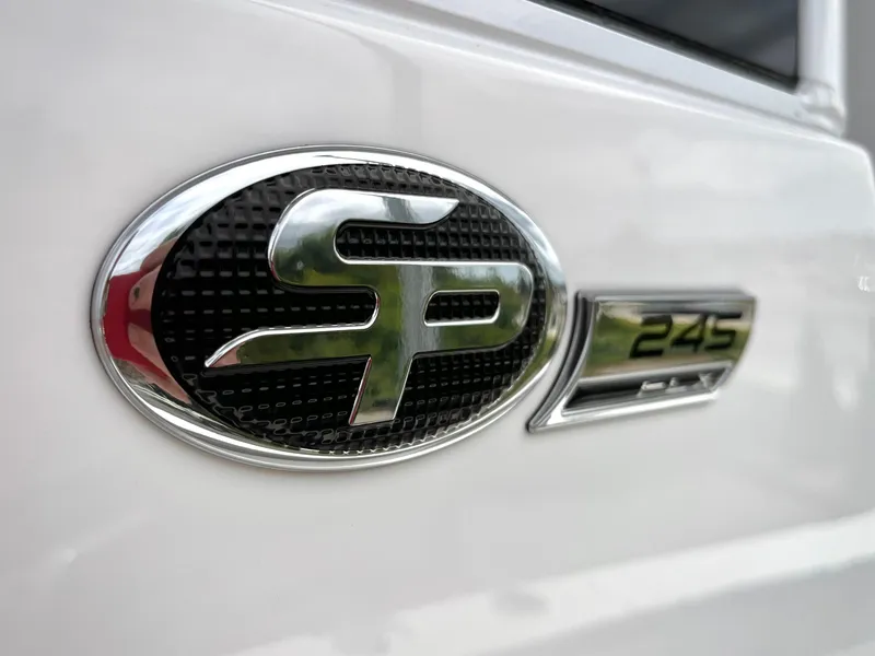 Slide: The Image of 2024 Sea Pro 245 FLX boat emblem close-up - 16