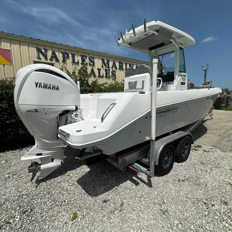 Slide: The Image of 2024 Everglades 235 Center Console boat at Naples Marina Sales. - 9