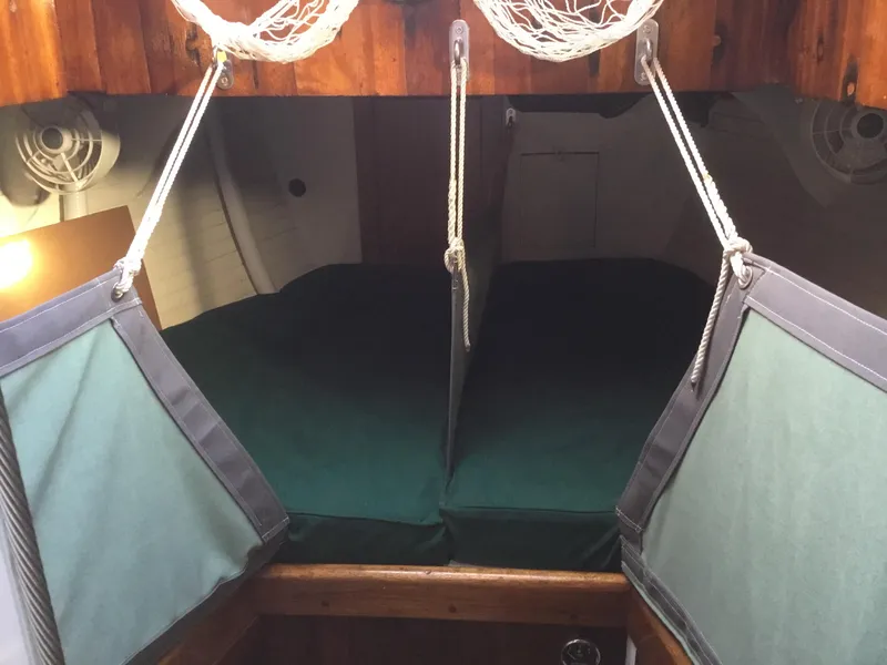 Slide: The Image of Forward berth w/ lee cloths - 22