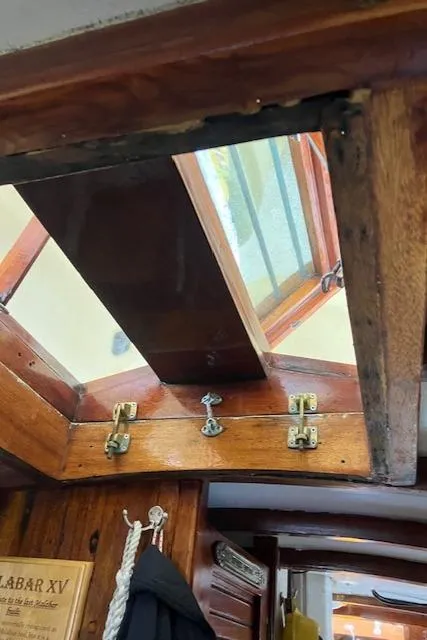 Slide: The Image of Teak butterfly hatch - 30