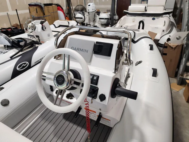 Slide: The Image of 2025 Walker Bay Generation 13 LTE inflatable boat with Garmin navigation system. - 3