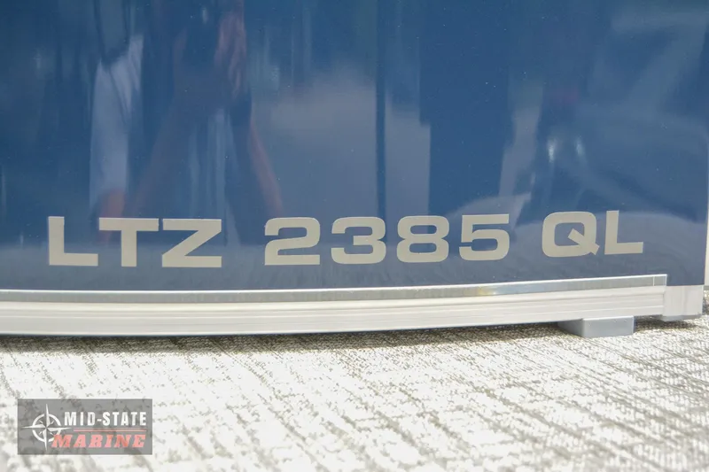 Slide: The Image of 2024 Tahoe Pontoon LTZ Quad Lounger LTZ 2385 QL model detail. - 4