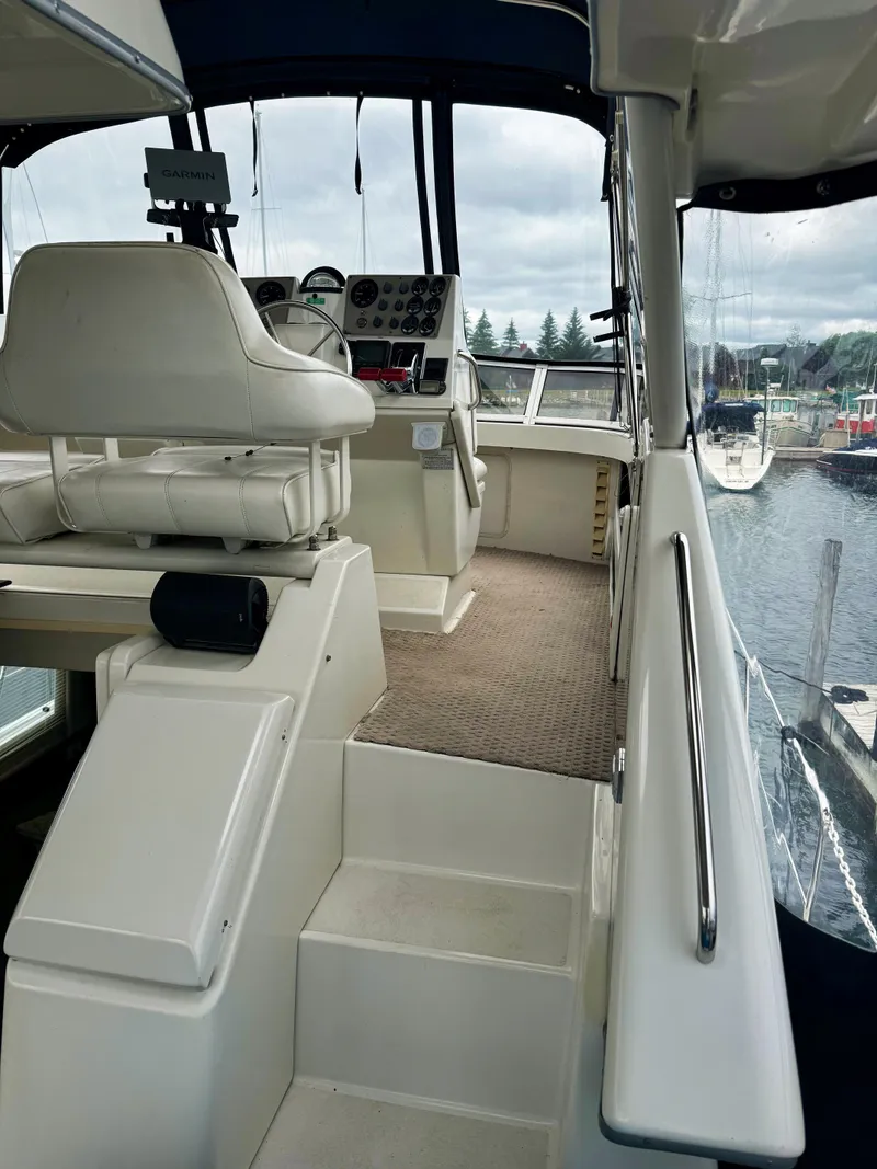 Slide: The Image of Aft Deck leading to Flybridge - 4