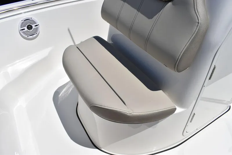 Slide: The Image of 2024 Key West 189 FS boat seat and speaker detail. - 34