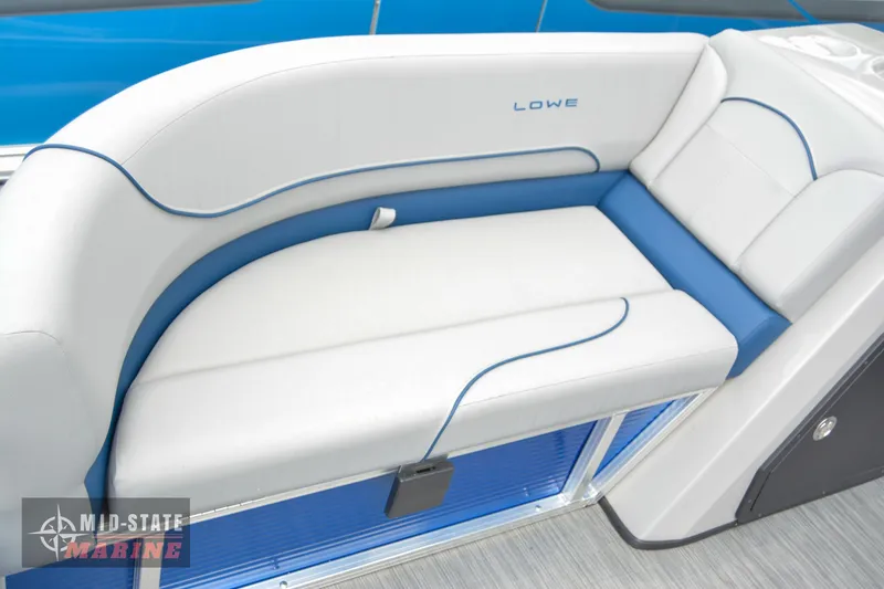 Slide: The Image of 2024 Lowe Ultra 200 Cruise boat interior seating. - 12