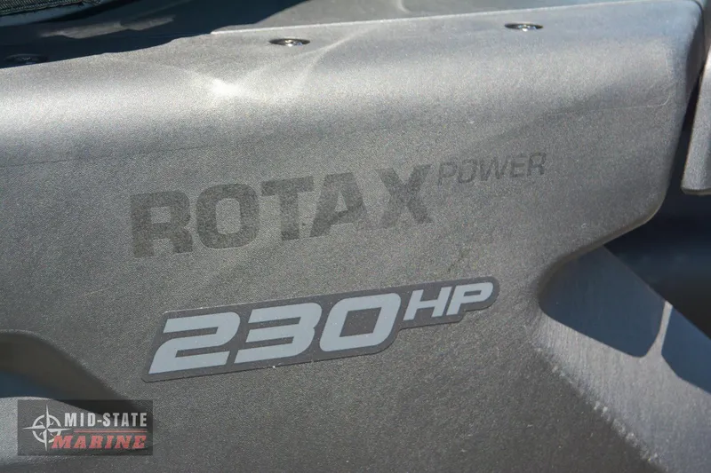 Slide: The Image of 2023 Sea-Doo Switch Sport 21 with 230 HP Rotax engine, Mid-State Marine logo - 7