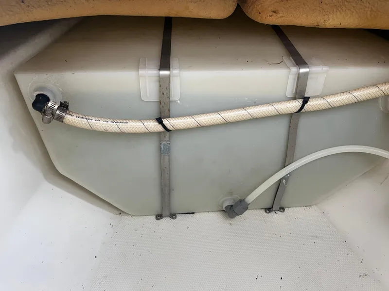 Slide: The Image of Hydra-Sports 2400 CC Vector 2000 boat water tank and hose system. - 26