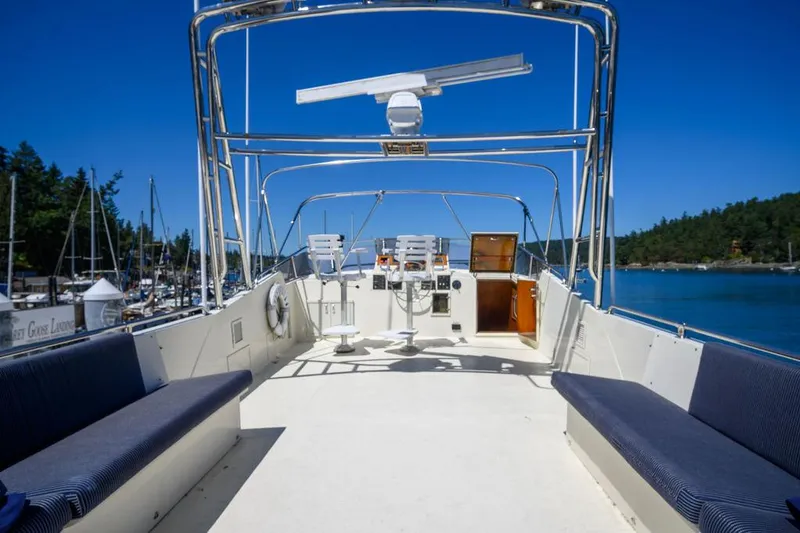 Slide: The Image of Hatteras 72 Flush Deck Cockpit Motor Yacht 1987 - 112