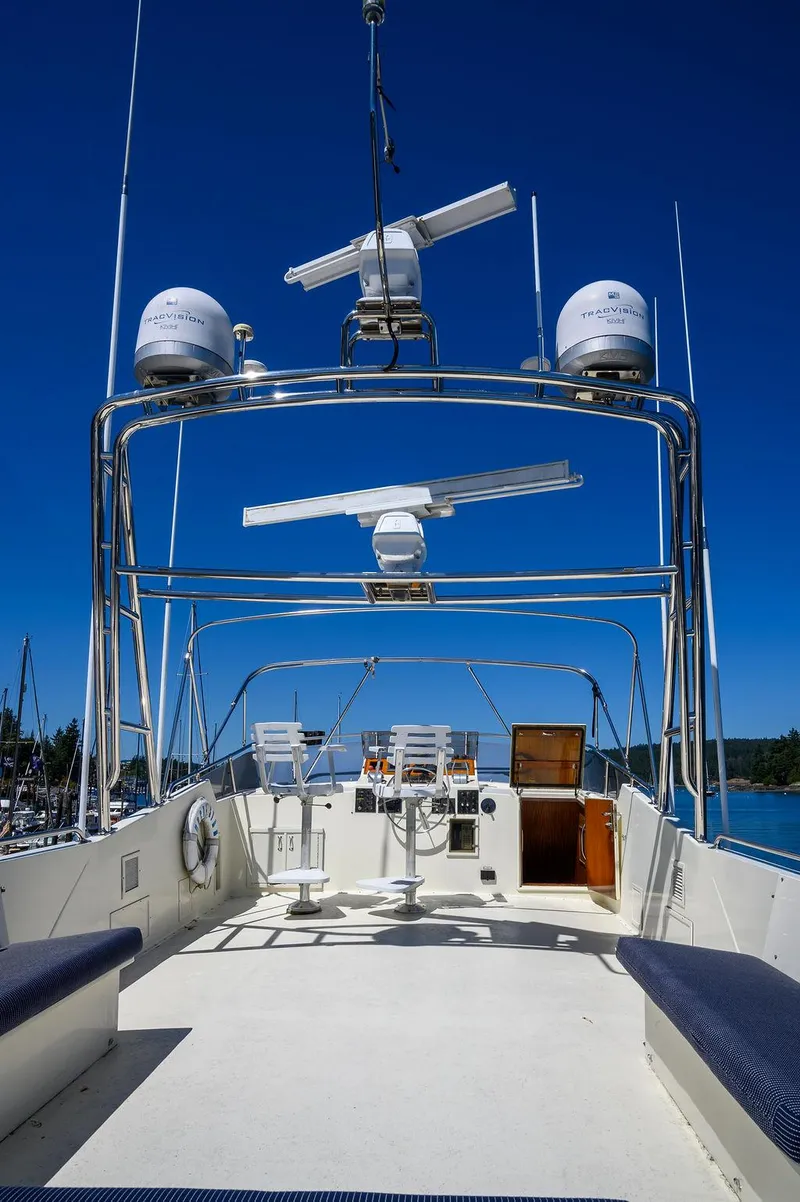 Slide: The Image of Hatteras 72 Flush Deck Cockpit Motor Yacht 1987 - 113