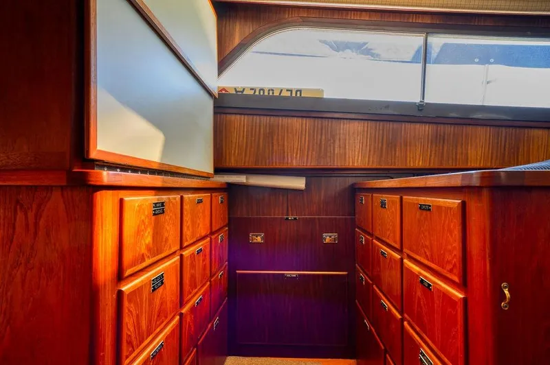 Slide: The Image of Hatteras 72 Flush Deck Cockpit Motor Yacht 1987 - 55