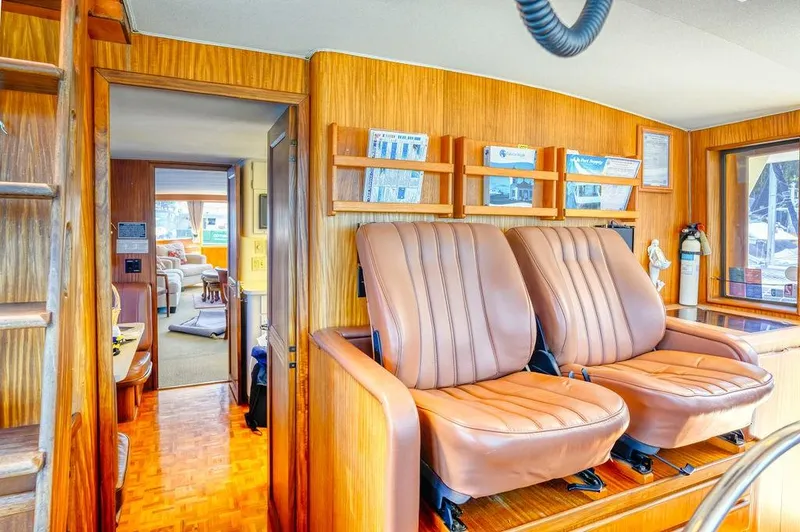 Slide: The Image of Hatteras 72 Flush Deck Cockpit Motor Yacht 1987 - 78