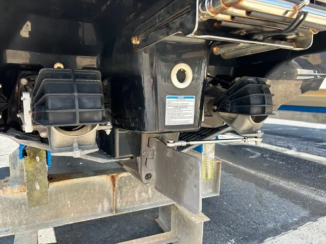 Slide: The Image of 2016 Yamaha Boats AR240 jet propulsion system on a trailer. - 13