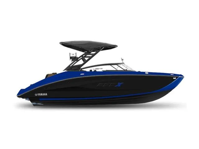 Slide: The Image of Close-up of 2024 Yamaha Boats 255XD speaker and frame detail. - 3