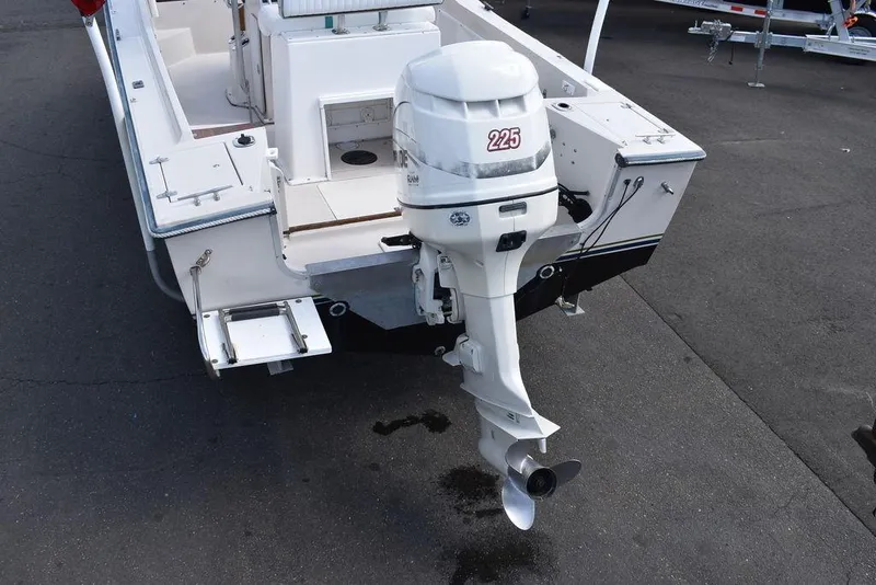 Slide: The Image of 1987 Chris-Craft 213 SeaHawk CC boat with 225 HP outboard motor. - 8