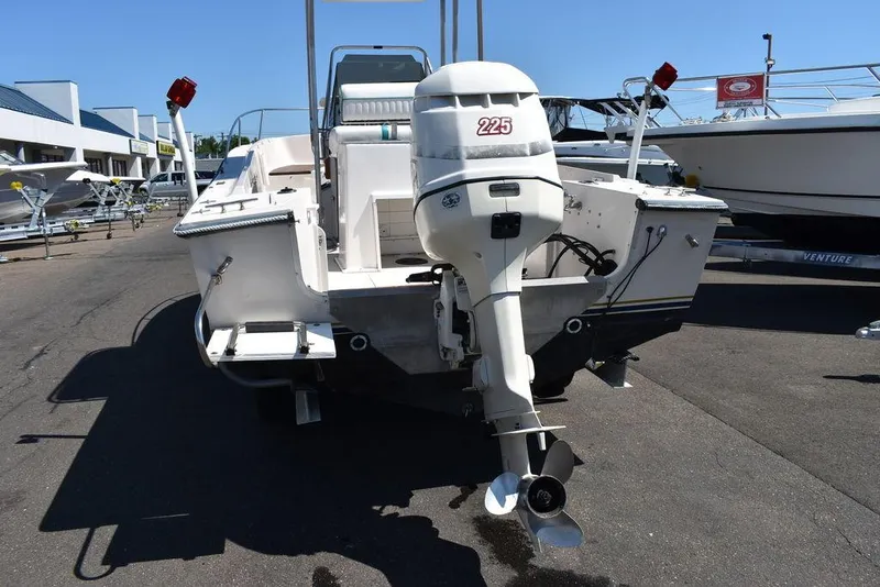 Slide: The Image of 1987 Chris-Craft 213 SeaHawk CC boat with 225 HP outboard motor. - 9
