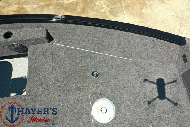 Slide: The Image of 2025 Lund 1775 Adventure SS boat deck at Thayer's Marine. - 37