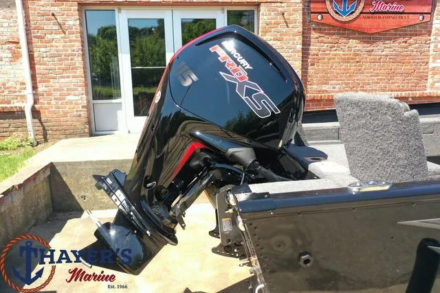 Slide: The Image of 2025 Lund 1775 Adventure SS boat with Mercury Pro XS engine at Thayer's Marine. - 6