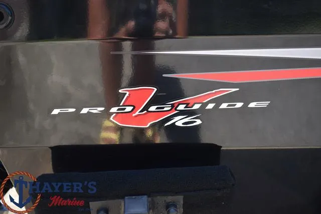 Slide: The Image of 2024 Tracker Pro Guide™ V-16 WT boat logo at Thayer's Marine. - 3