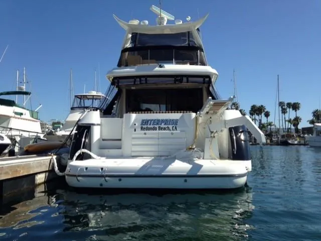 Slide: The Image of 1995 Sunseeker MANHATTAN yacht docked at Redondo Beach marina. - 32