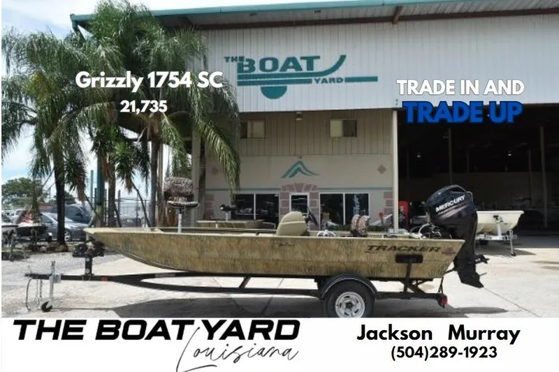 The Image of 2024 Tracker Grizzly 1754 SC boat at The Boat Yard Louisiana. - 1