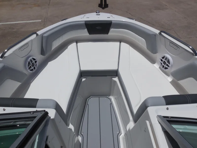 Slide: The Image of 2024 Chaparral 21 SSi boat interior, featuring spacious seating and modern design. - 9