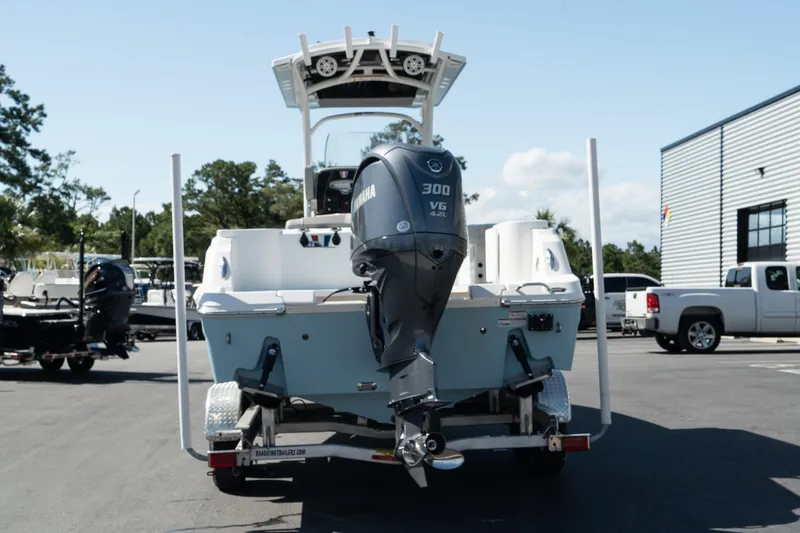 Slide: The Image of 2023 Wellcraft 242 Fisherman boat with Yamaha 300 V6 engine on trailer. - 9