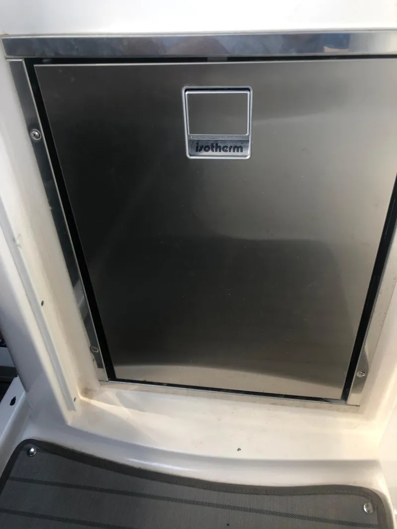 Slide: The Image of Stainless steel Isotherm refrigerator on 2008 Chaparral 330 Signature boat. - 22