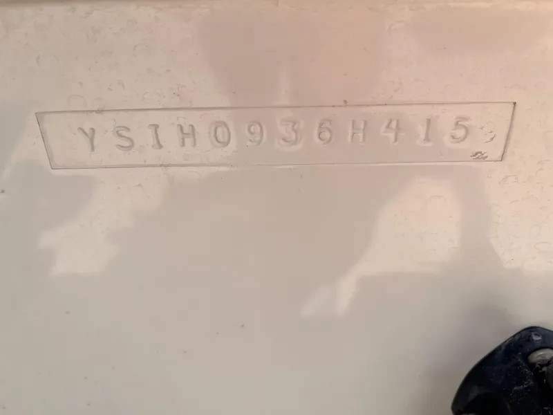 Slide: The Image of Hull identification number on a 2015 Sailfish 220 boat. - 24